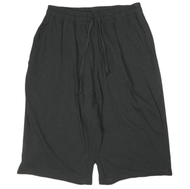 COMOLI コモリ 25SS 日本製 コットンメッシュショーツ B01-05038 2 BLACK イージー ショートパンツ ボトムス g24670