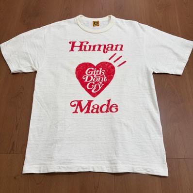 HUMAN MADE Girls Don't Cry Tee 1 "White" / VERDY