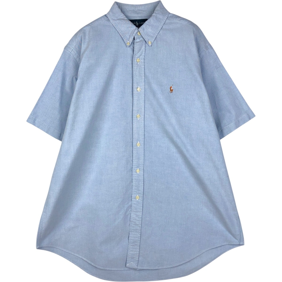古着 ラルフローレン Ralph Lauren CLASSIC FIT クラシックフィット 半袖 ボタンダウンシャツ メンズXL相当/eaa644896