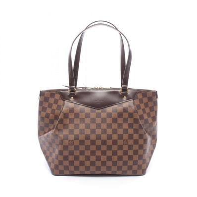 ルイ・ヴィトン LOUIS VUITTON ウエストミンスターGM ダミエエベヌ トートバッグ バッグ PVCコーティングキャンバス レザー レディース ブラウン系 N41103 【中古】