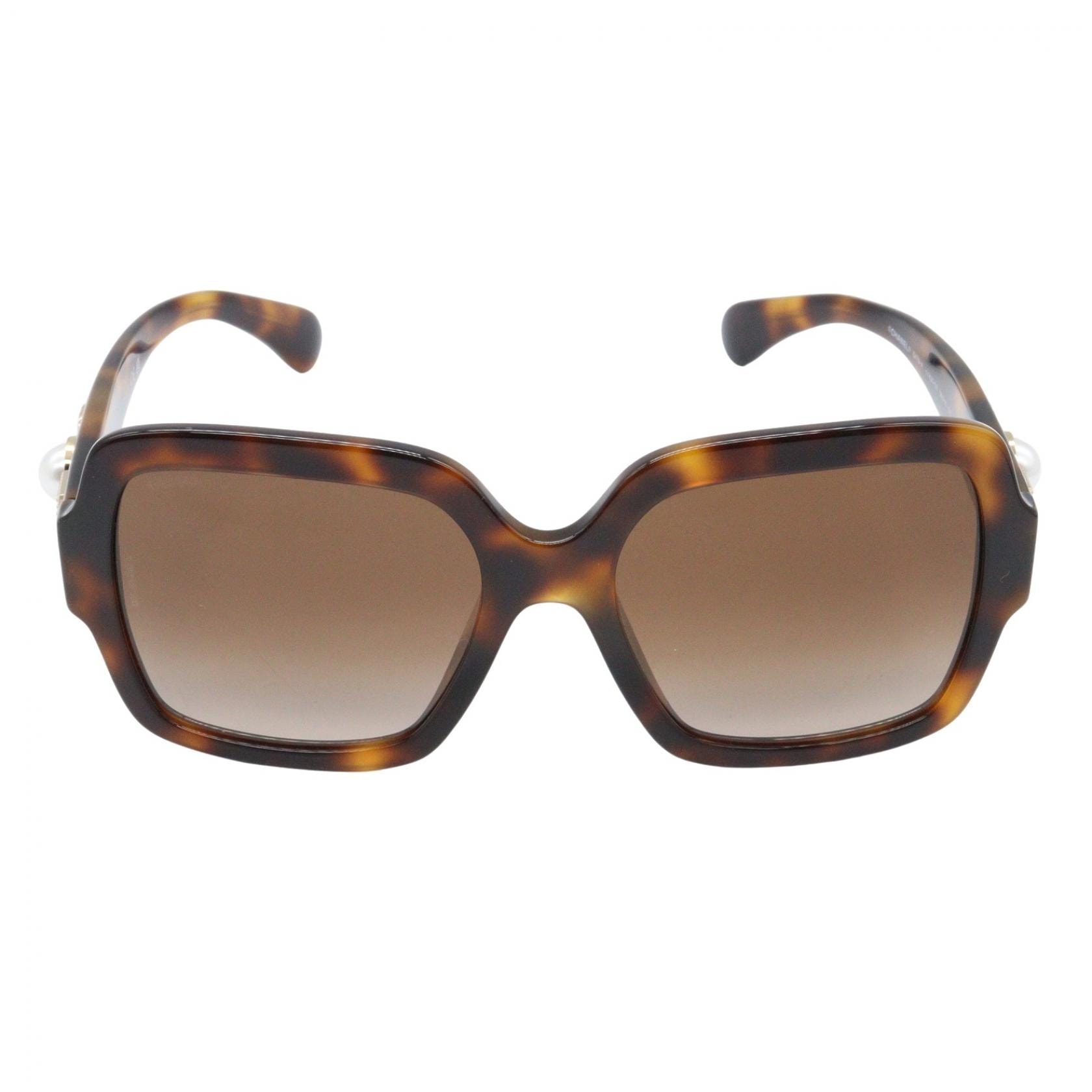 シャネル CHANEL サングラス べっ甲柄ブラウン サングラス 衣料品 アセテート レディース ブラウン系 5479A 1425/S5 【中古】