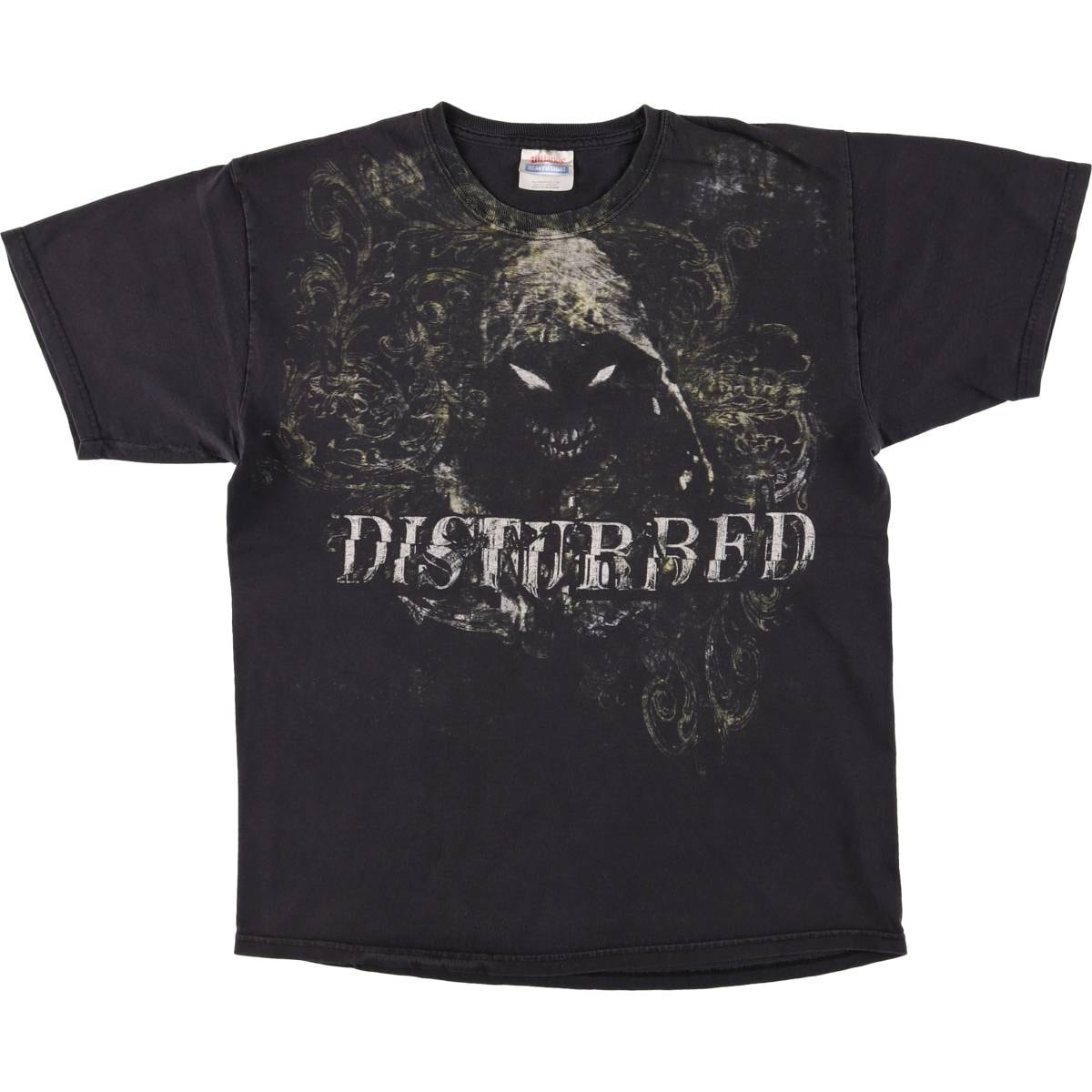 古着 ヘインズ Hanes DISTURBED ディスターブド バンドTシャツ バンT メンズM相当/eaa574863
