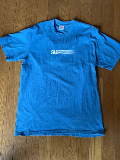 Supreme Motion Logo Tee "Faded Blue" (23SS)