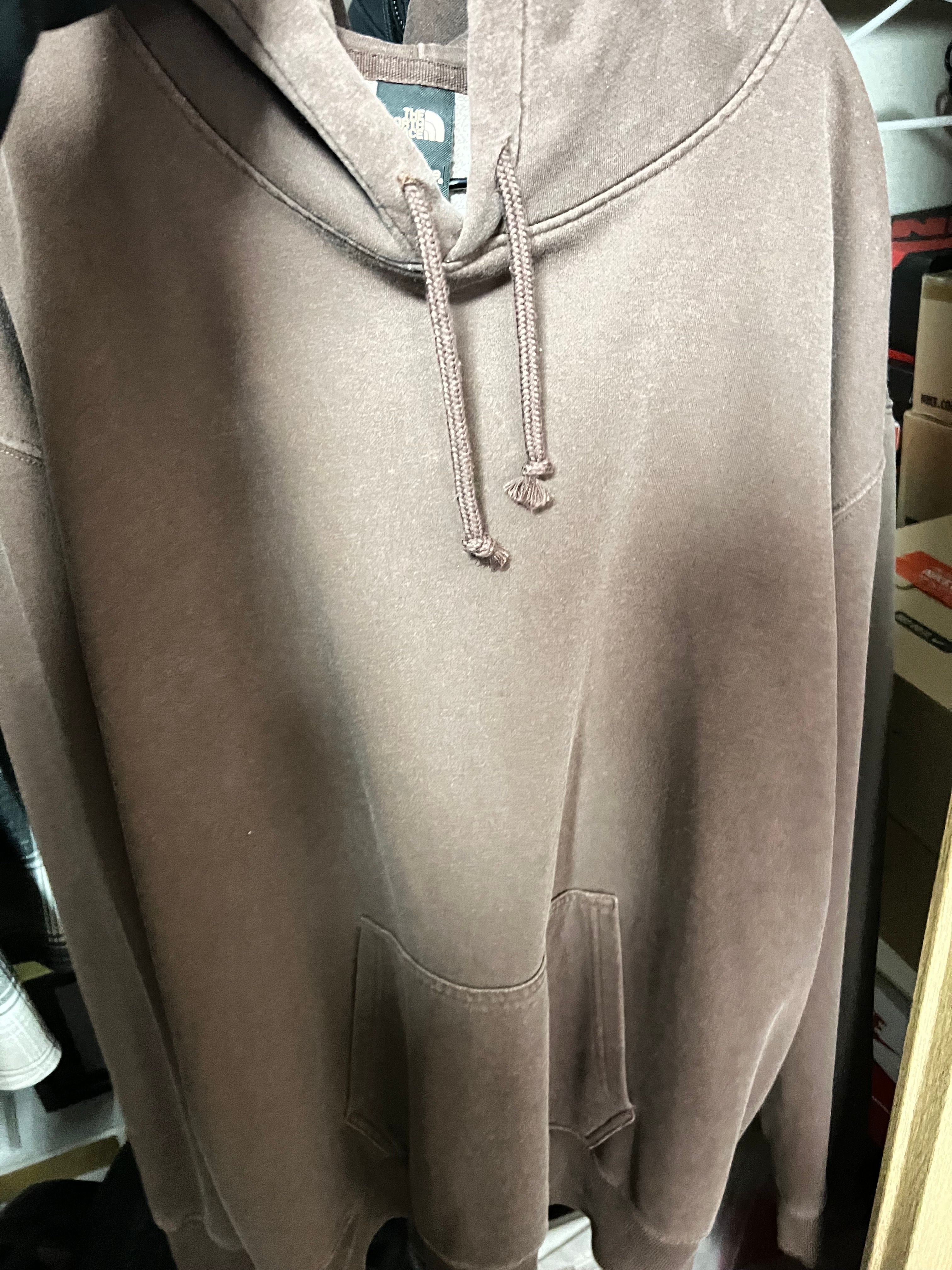 Supreme x The North Face Pigment Printed Hooded Sweatshirt "Brown"