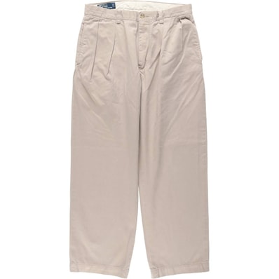 古着 ラルフローレン Ralph Lauren POLO by Ralph Lauren ANDREW PANT ツータック チノパンツ メンズw33相当/eaa663459