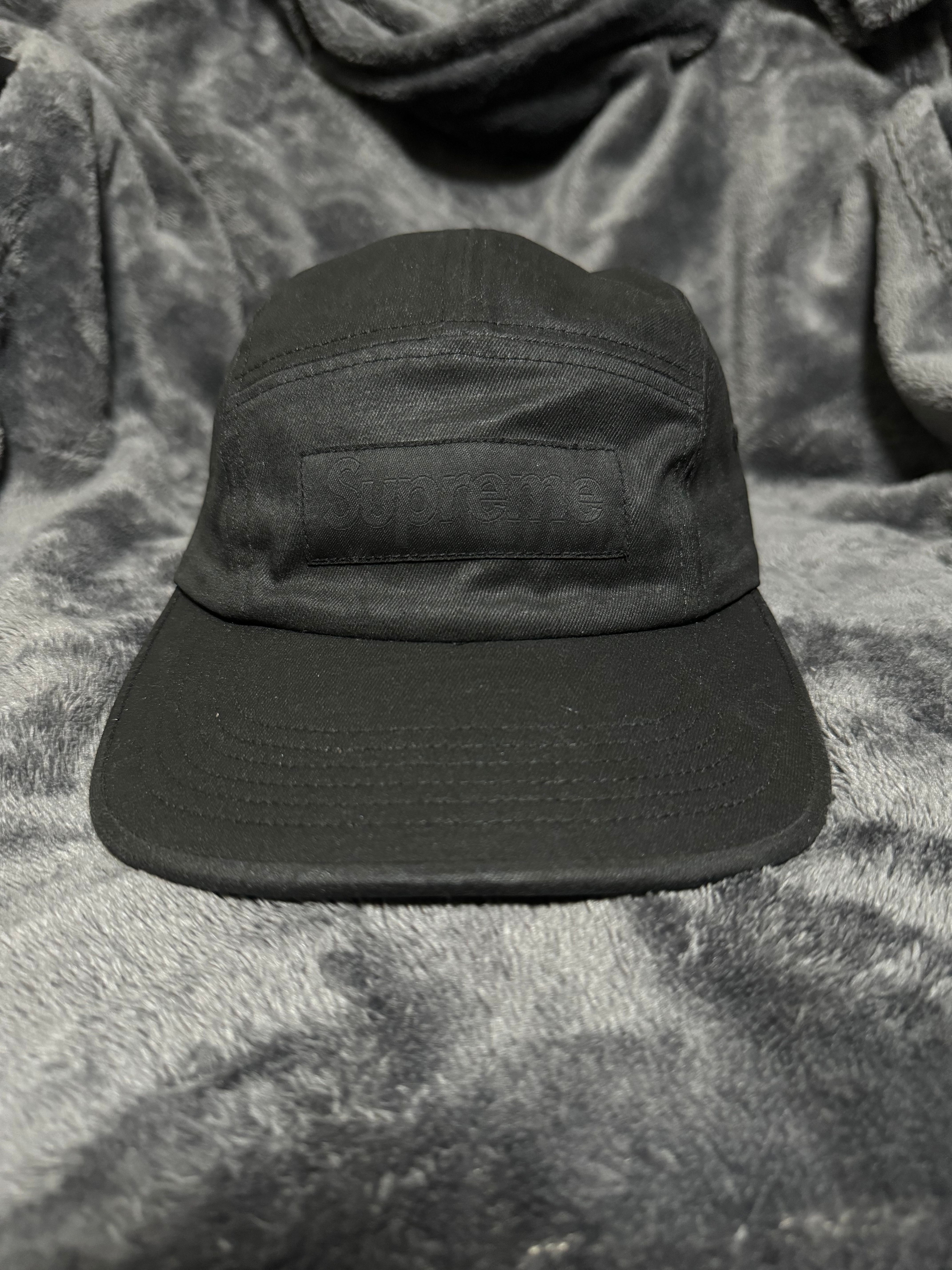Supreme x MM6 Maison Margiela Painted Camp Cap "Black"