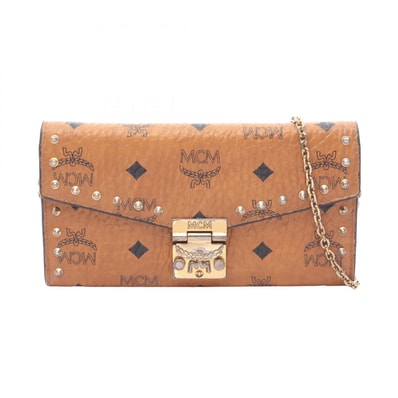 エム・シー・エム MCM PATRICIA パトリシア ヴィセトス ショルダーバッグ バッグ レザ- レディース ブラウン系 / ブラック系 【中古】