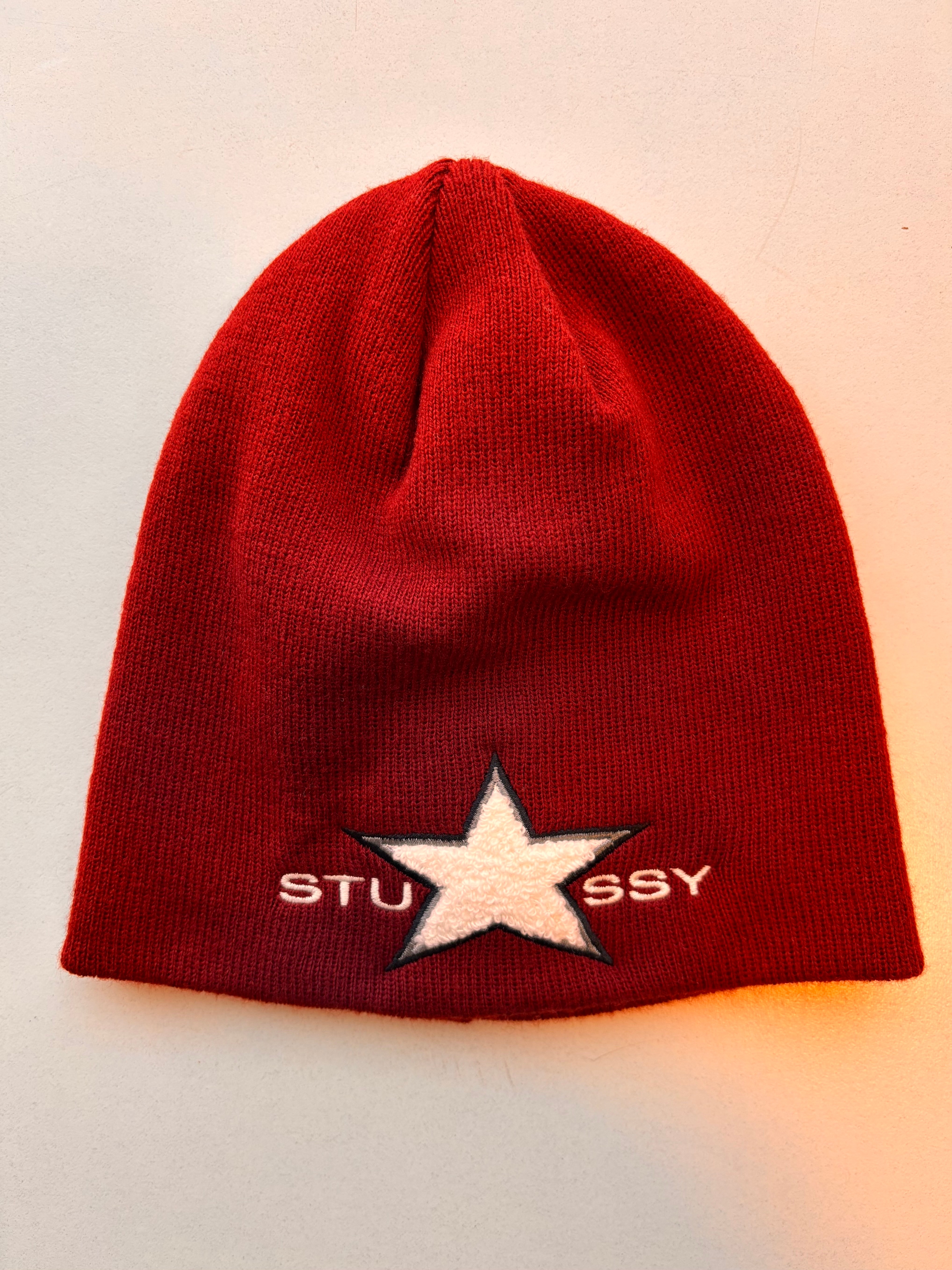 Stussy Skullcap Star Patch "Wine"
