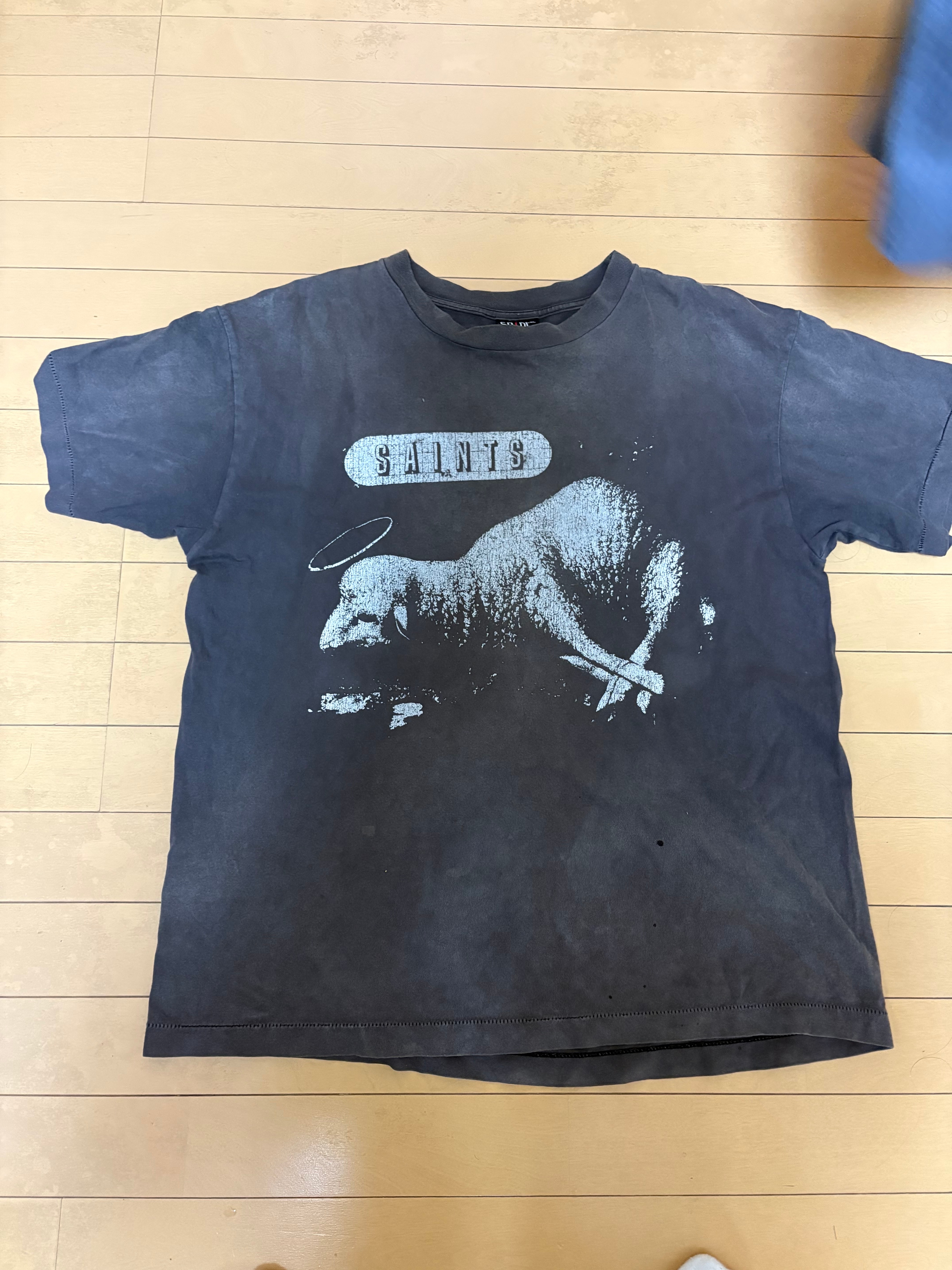 SAINT Mxxxxxx T-SHIRT SHEEP LION "Black"
