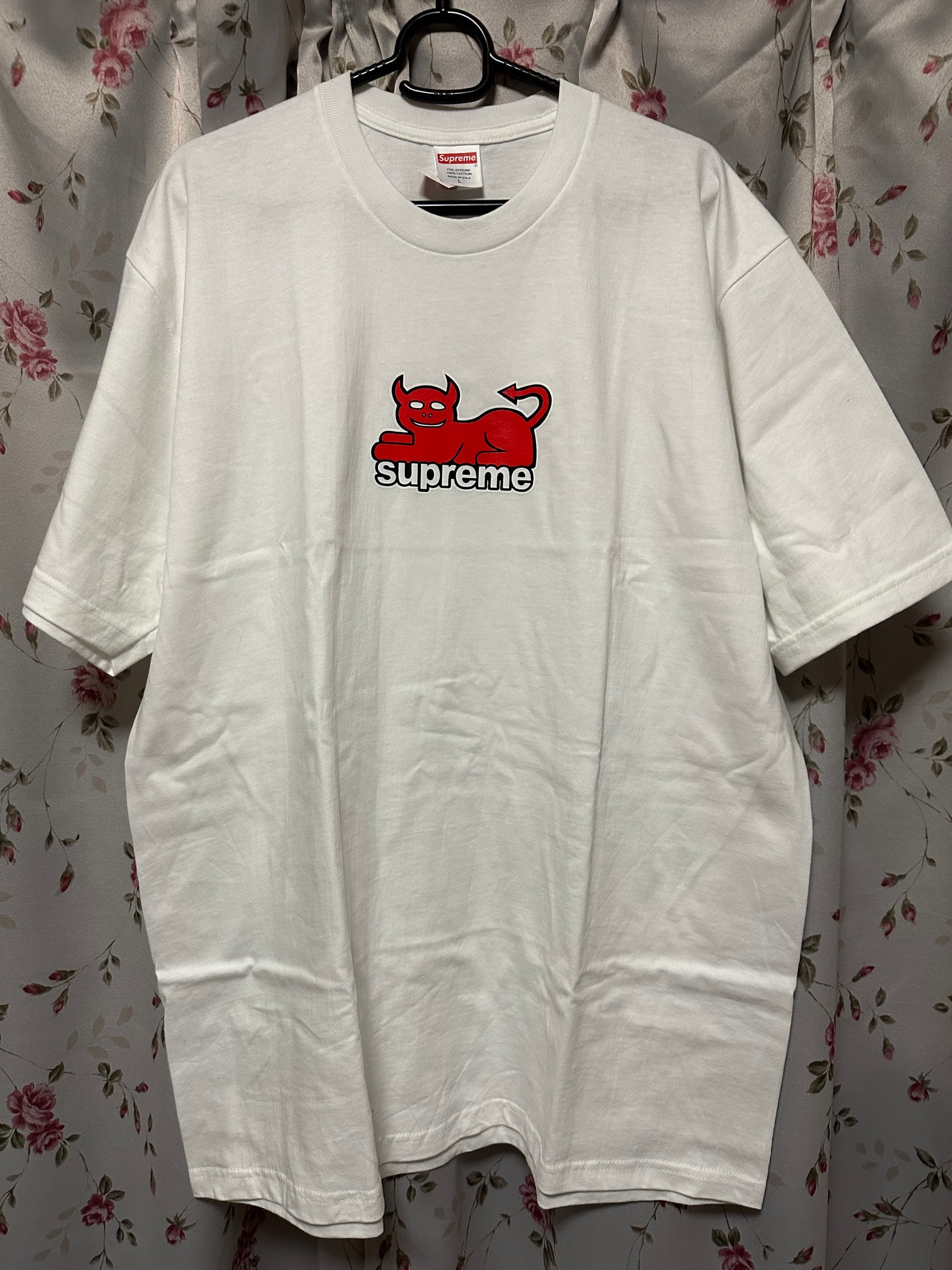Supreme x Toy Machine Devil Cat Tee "White"