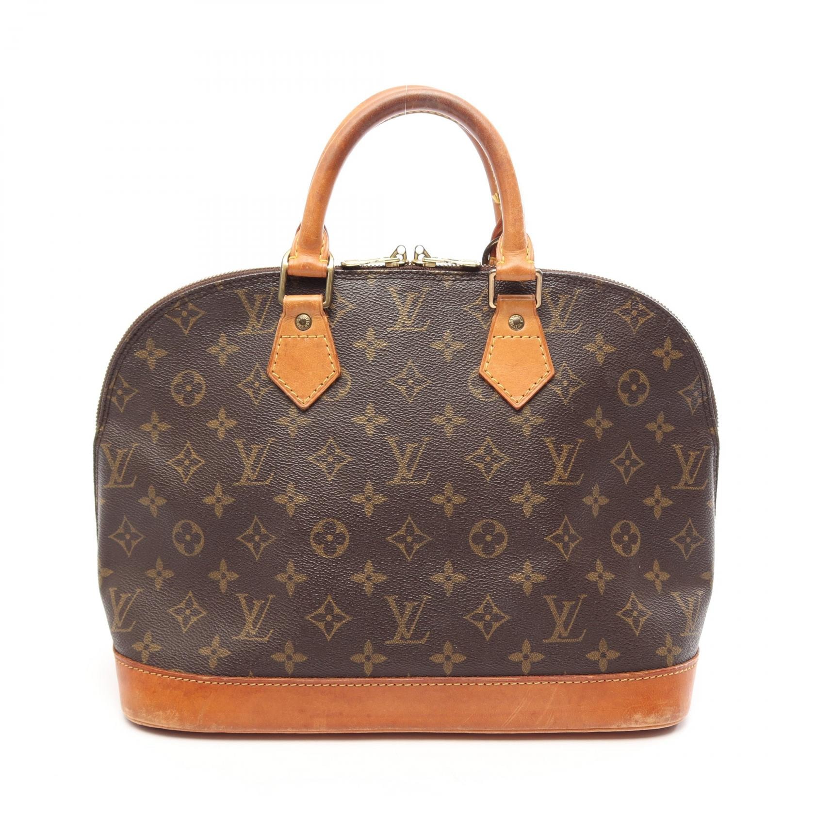 ルイ・ヴィトン LOUIS VUITTON アルマPM ハンドバッグ バッグ PVCコーティングキャンバス レザー モノグラム レディース ブラウン系 M51130 【中古】