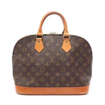 ルイ・ヴィトン LOUIS VUITTON アルマPM ハンドバッグ バッグ PVCコーティングキャンバス レザー モノグラム レディース ブラウン系 M51130 【中古】