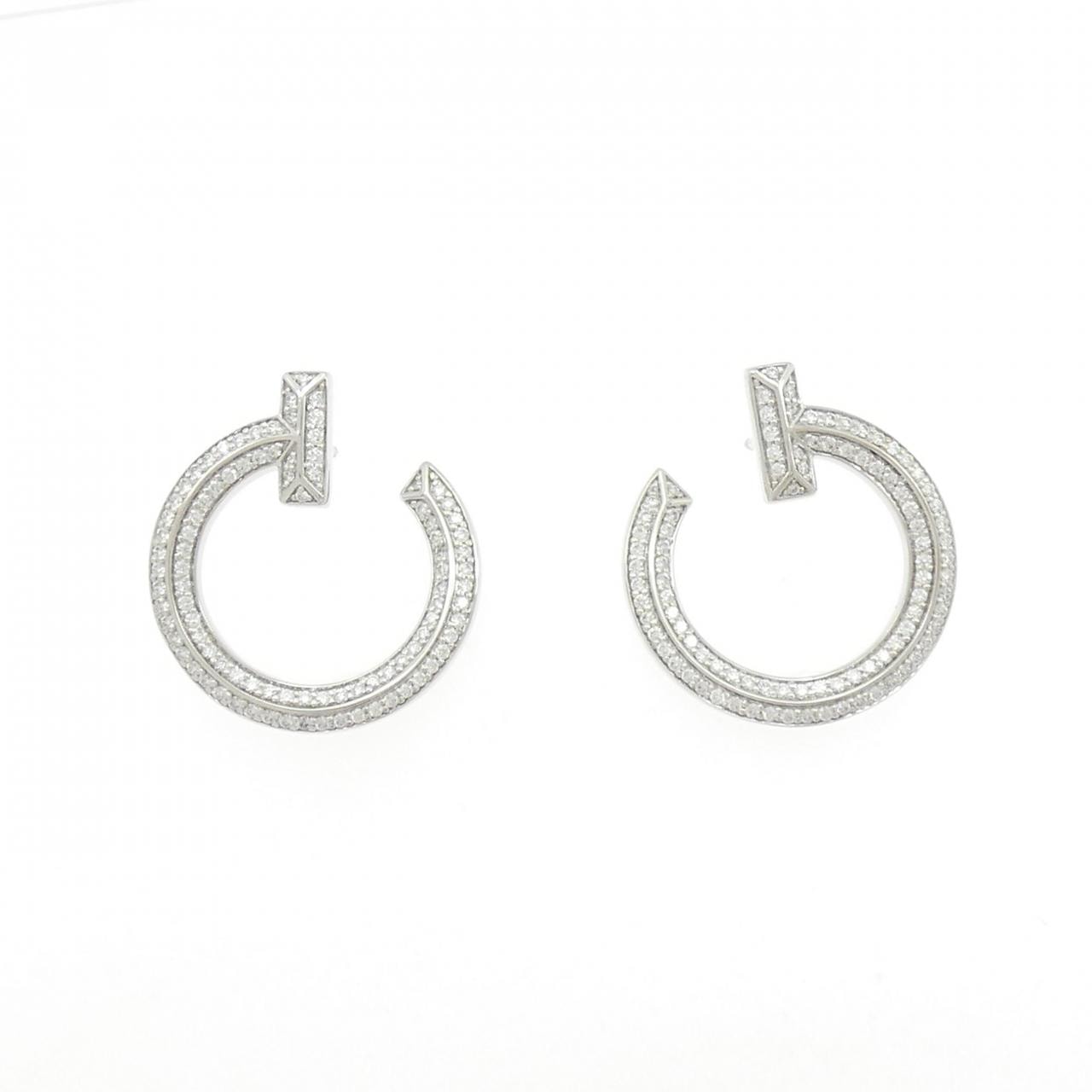 ティファニー Tワン ピアス 0.48CT