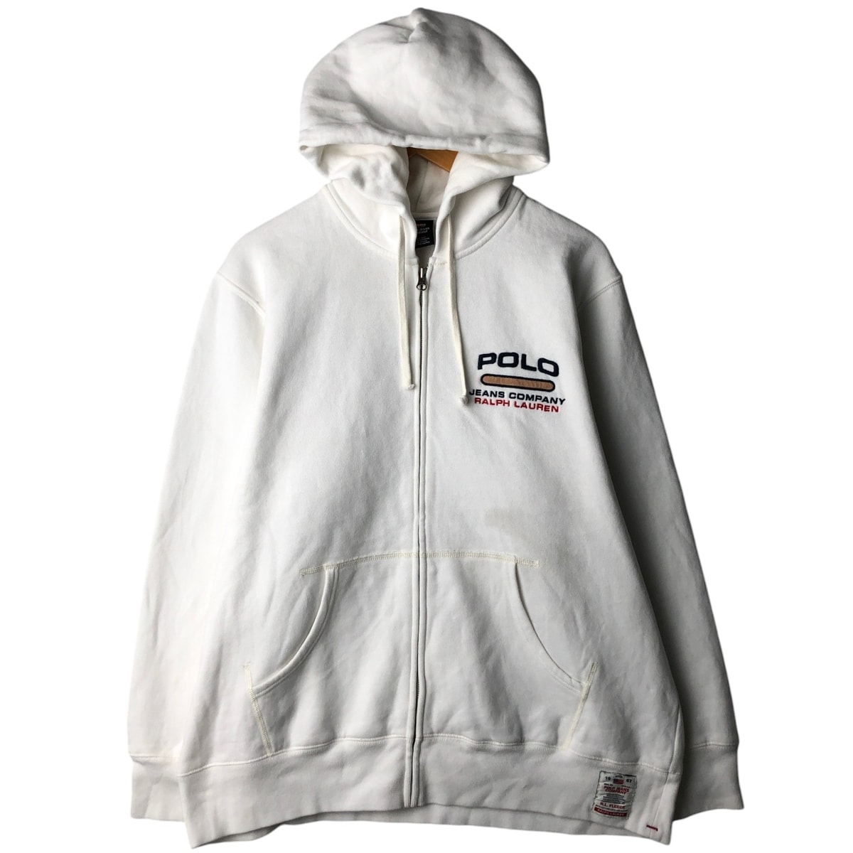 古着 ラルフローレン Ralph Lauren POLO JEANS COMPANY スウェットフルジップパーカー メンズL相当/eaa630147