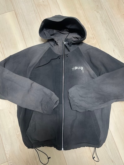 Stussy Wave Dye Beach Shell "Black"
