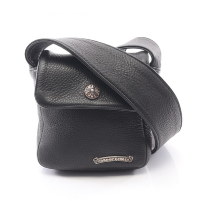 Chrome Hearts Cross Button Leather Shoulder Bag Hot Pot "Black"