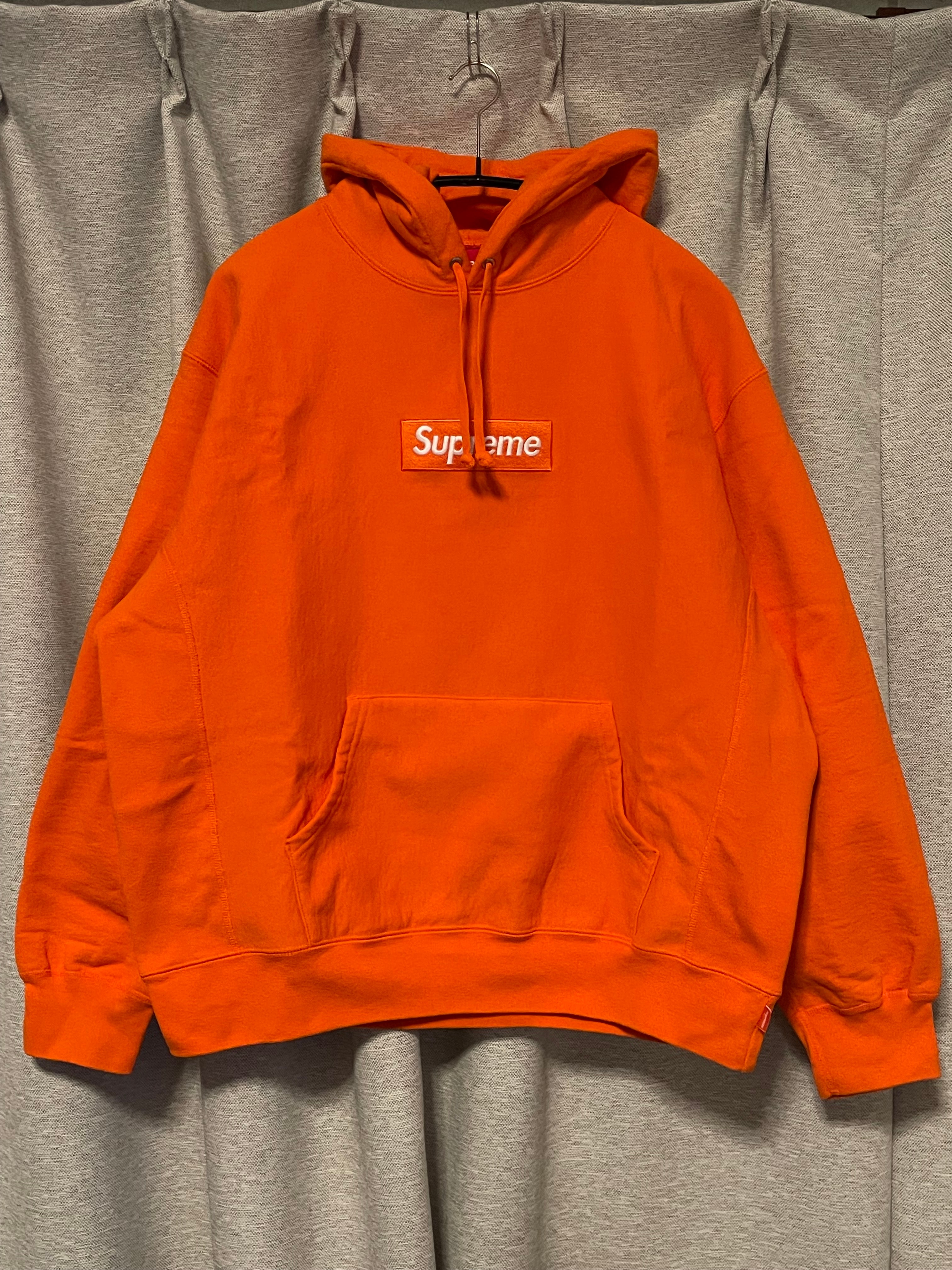 Supreme Box Logo Hooded Sweatshirt "Orange" (24FW)