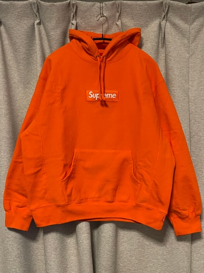 Supreme Box Logo Hooded Sweatshirt "Orange" (24FW)