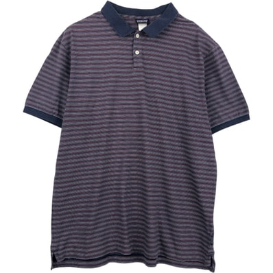 古着 パタゴニア Patagonia ORGANIC COTTON オーガニックコットン 半袖 ボーダー ポロシャツ メンズXL相当/eaa657433