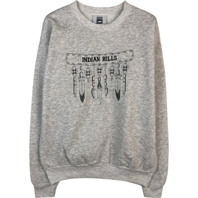 古着 90年代 リー Lee MIDWEIGHT プリントスウェットシャツ トレーナー USA製 メンズL相当 ヴィンテージ/eaa624872