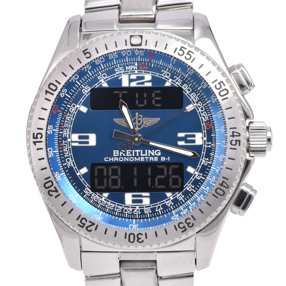 ブライトリング BREITLING A78362 プロフェッショナル B-1 クォーツ メンズ 良品 箱・保証書付き 腕時計 C#149553