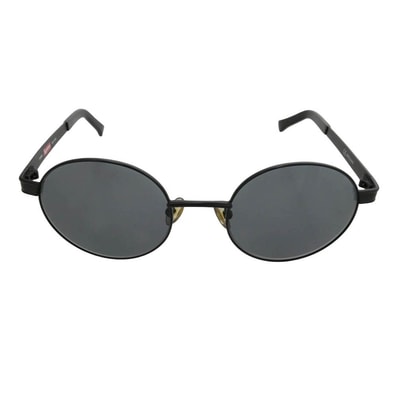 Supreme シュプリーム 14SS Tunnel Metal Sunglasses ラウンド型 メタルフレーム サングラス カラー レンズ アイウェア ブラック系【中古】