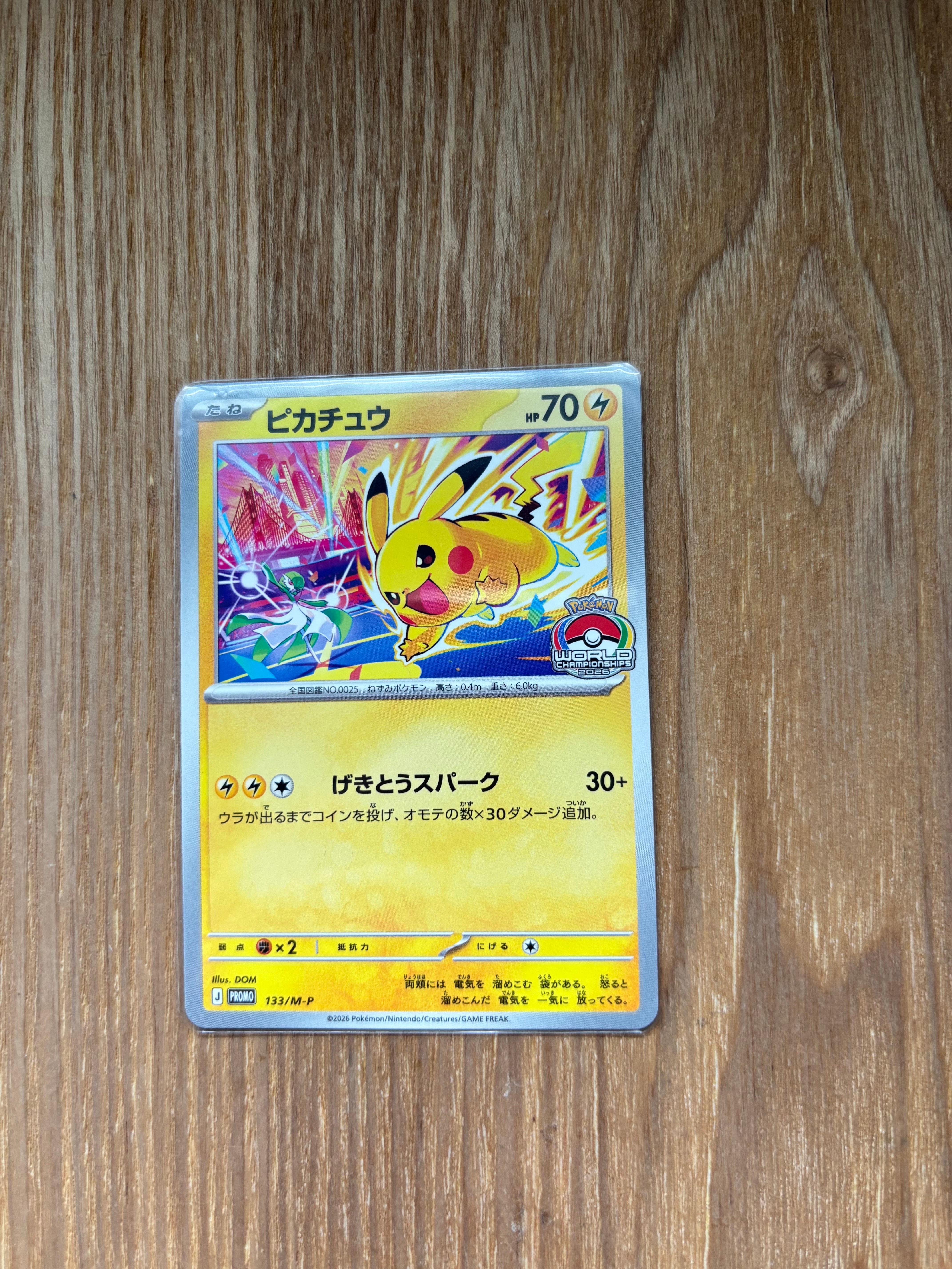 ピカチュウ プロモ [133/M-P](メガ「プロモーションカード」)