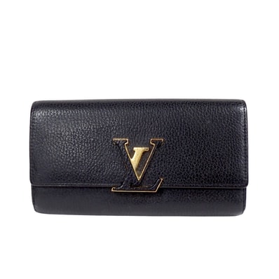 LOUIS VUITTON ルイ・ヴィトン ポルトフォイユ・カプシーヌ M61248 トリヨンレザー ノワール ブラック レディース 長財布
LV