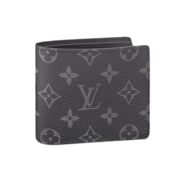 ルイヴィトン LOUIS VUITTON ポルトフォイユ・ミュルティプル M61695 エクリプス 二つ折り財布