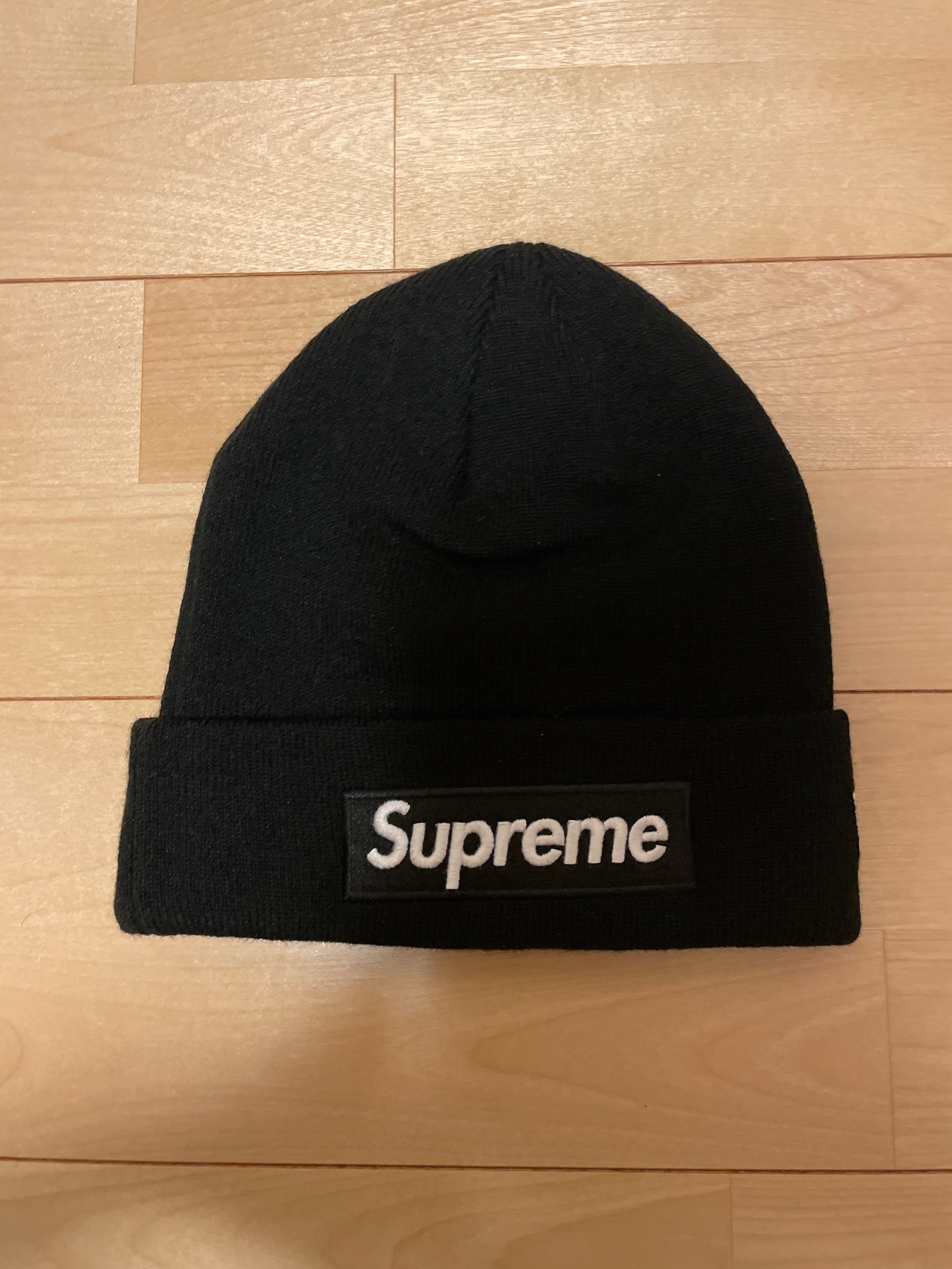 Supreme New Era® Box Logo Beanie "Black" (21FW)