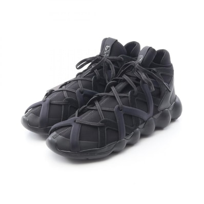 ワイスリー Y-3 KYUJO HIGH スニーカー 靴 スウェード ファブリック メンズ ブラック系 AQ5545 【中古】