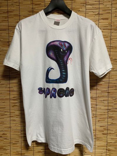 Supreme Snake Tee "White"