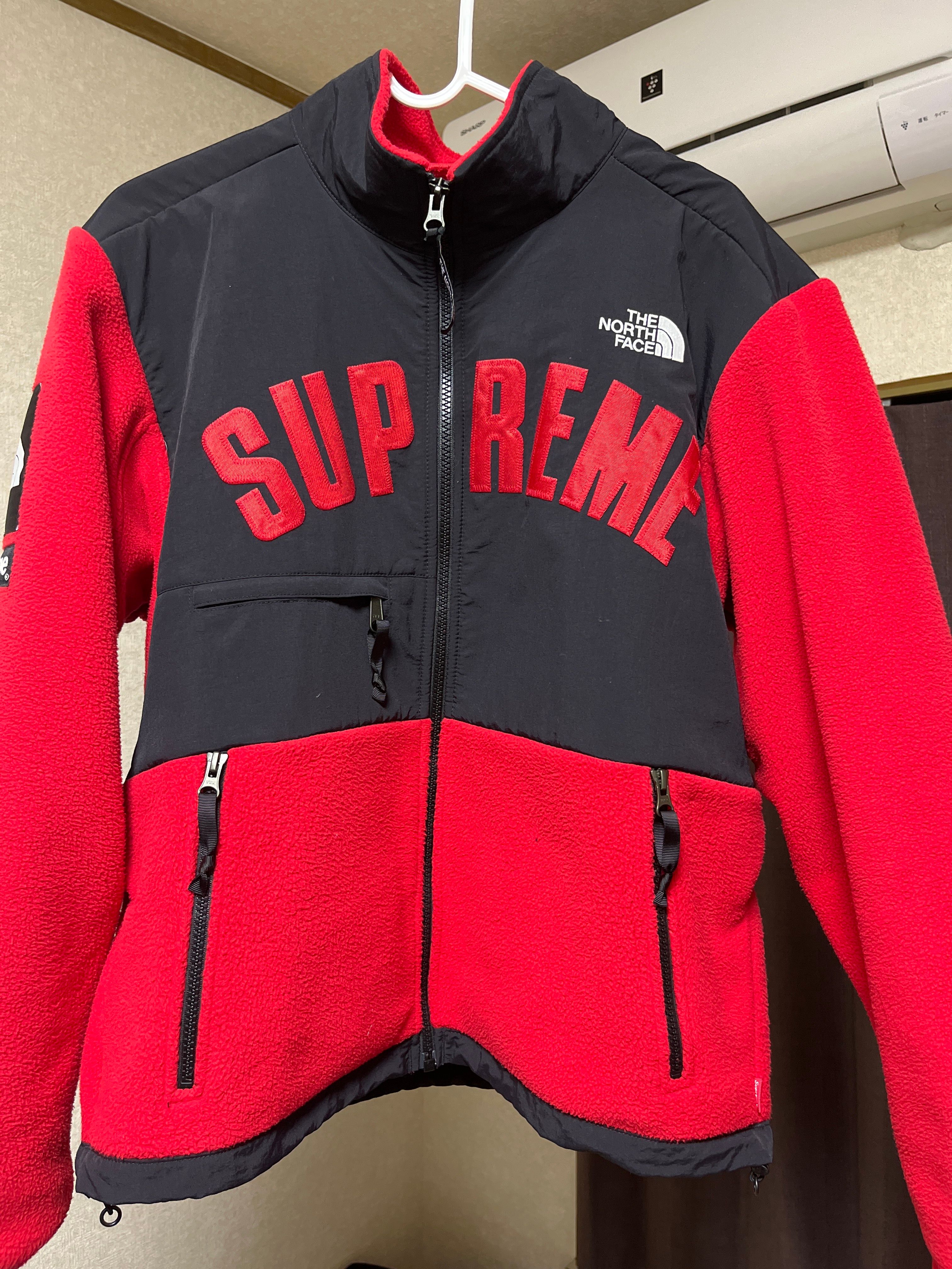Supreme x The North Face Arc Logo Denali Fleece Jacket "Red"