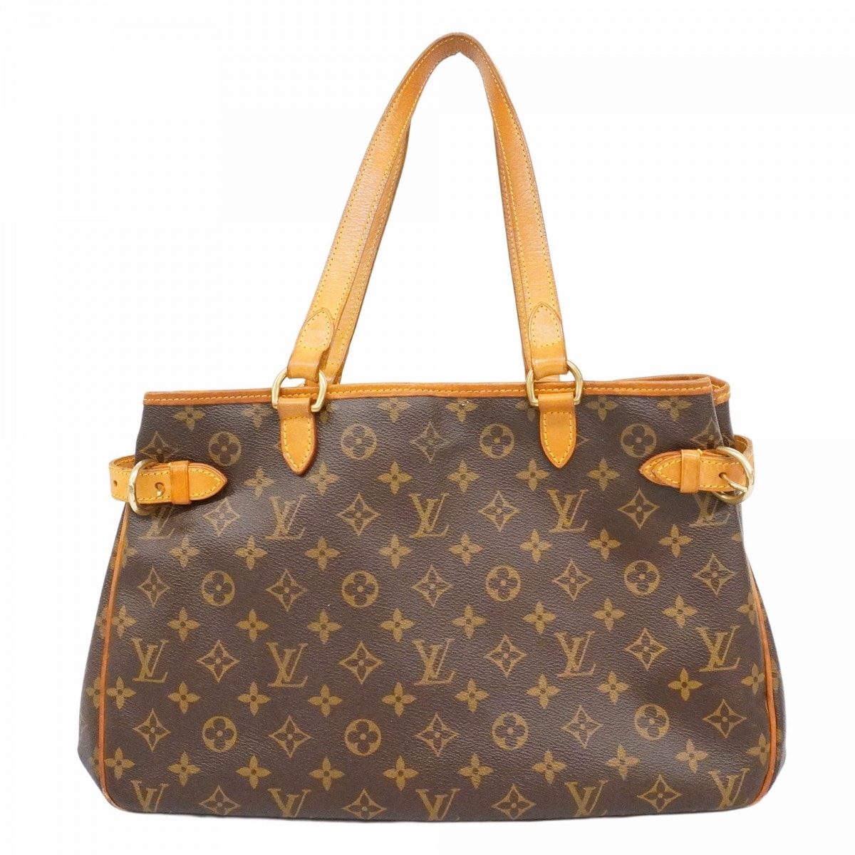 【6db1293-h】ルイヴィトン トートバッグ モノグラム バティニョールオリゾンタル M51154 ブラウン【中古】レディース