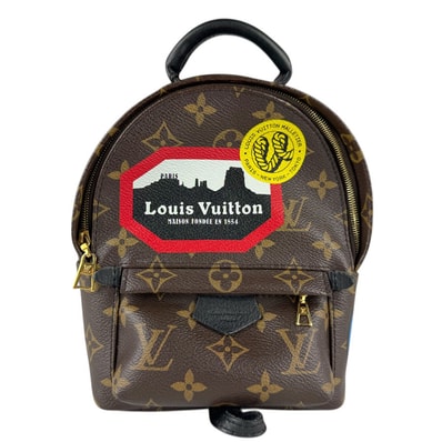 ルイ ヴィトン LOUIS VUITTON リュック ワールドツアー モノグラム パームスプリングス バックパックMINI モノグラムキャンバス ブラウン レディース M42971【中古】 z9060