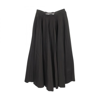 メゾン マルジェラ Maison Margiela ロングプリーツ スカート 衣料品 ボトムス ナイロン レディース ブラック系 【中古】