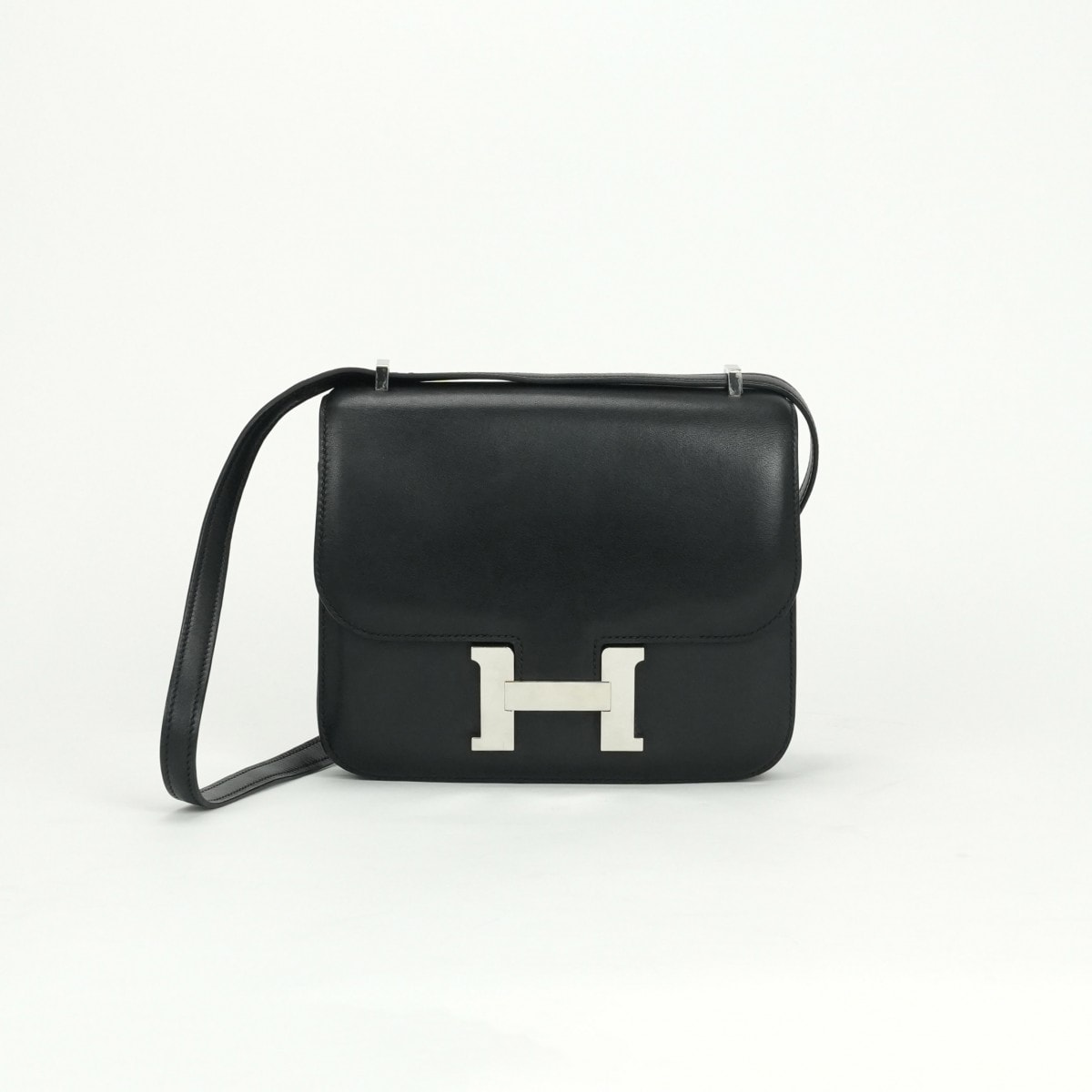 エルメス HERMES コンスタンス3 ミニ18 コンスタンス 3 ミニ 18 コンスタンスミニ コンスタンス18 バッグ ショルダーバッグ エバーカーフ ノワール noir ブラック Black 黒 シルバー金具
