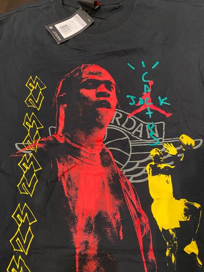 Air Jordan x Travis Scott 1 Tee "Black"