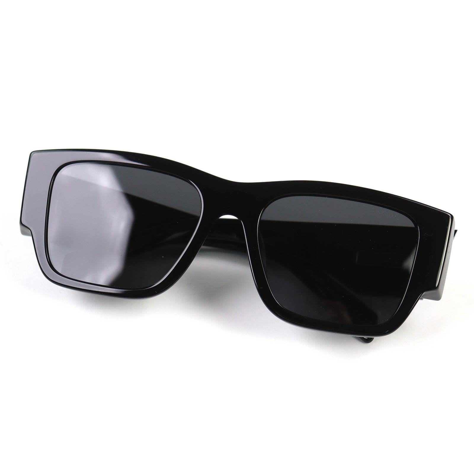 美品 プラダ サングラス 三角ロゴプレート 55□19 140 SPR10Z-F