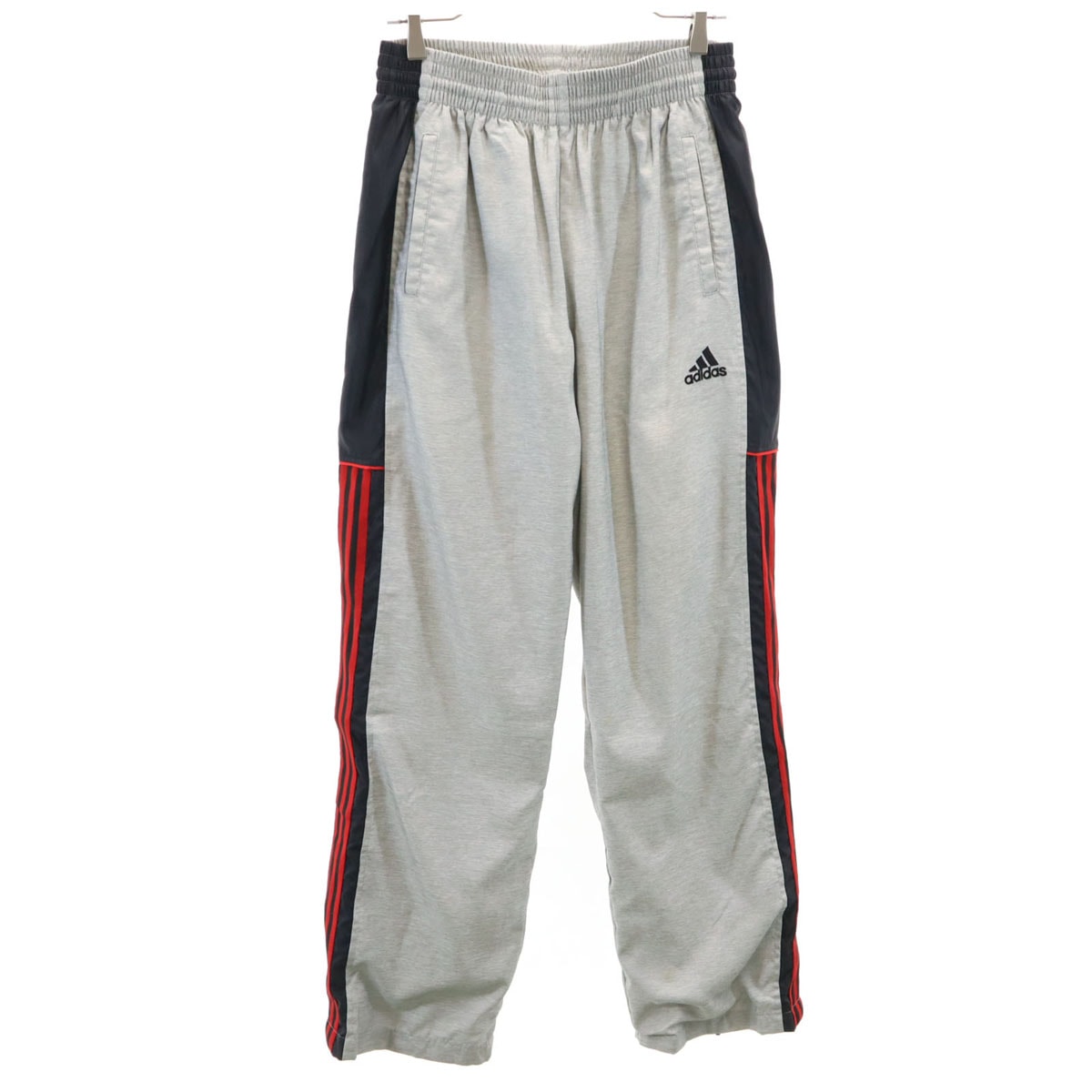 adidas アディダス 90s オールド デサント トレーニング パンツ O グレー系 裏メッシュ