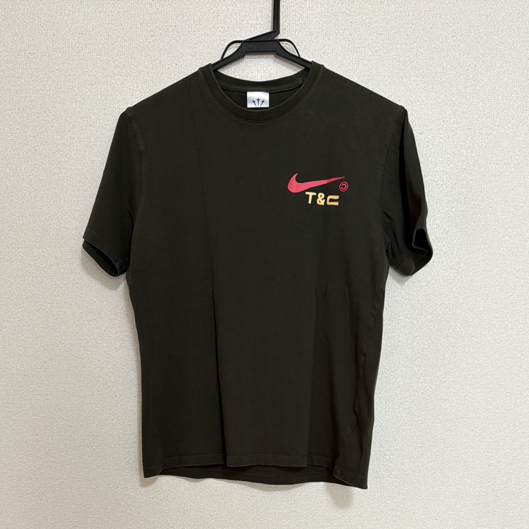 sacai nike 半袖　スウェット　サイズＬ　ブラック NIKE（ナイキ） × サカイ sacai 20AW Tシャツ カットソー 半袖 バック