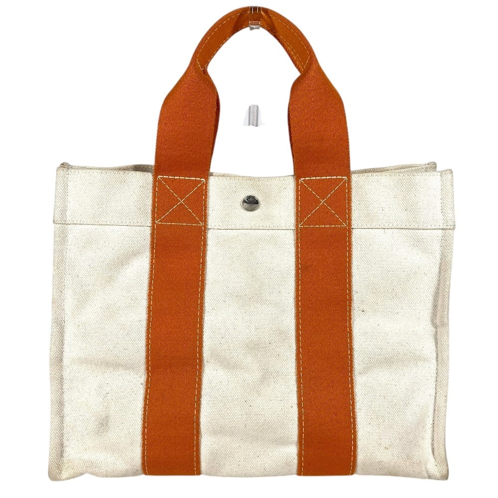 エルメス HERMES ボラボラPM ボラボラ PM カバン トートバッグ ハンドバッグ キャンバス オレンジ