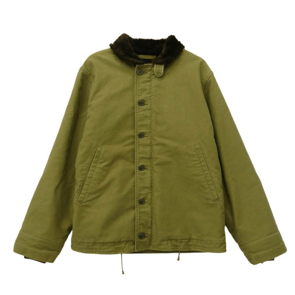 WACKO MARIA ワコマリア N-1 DECK JACKET デッキ ミリタリー ジャケット カーキ系 XL【中古】