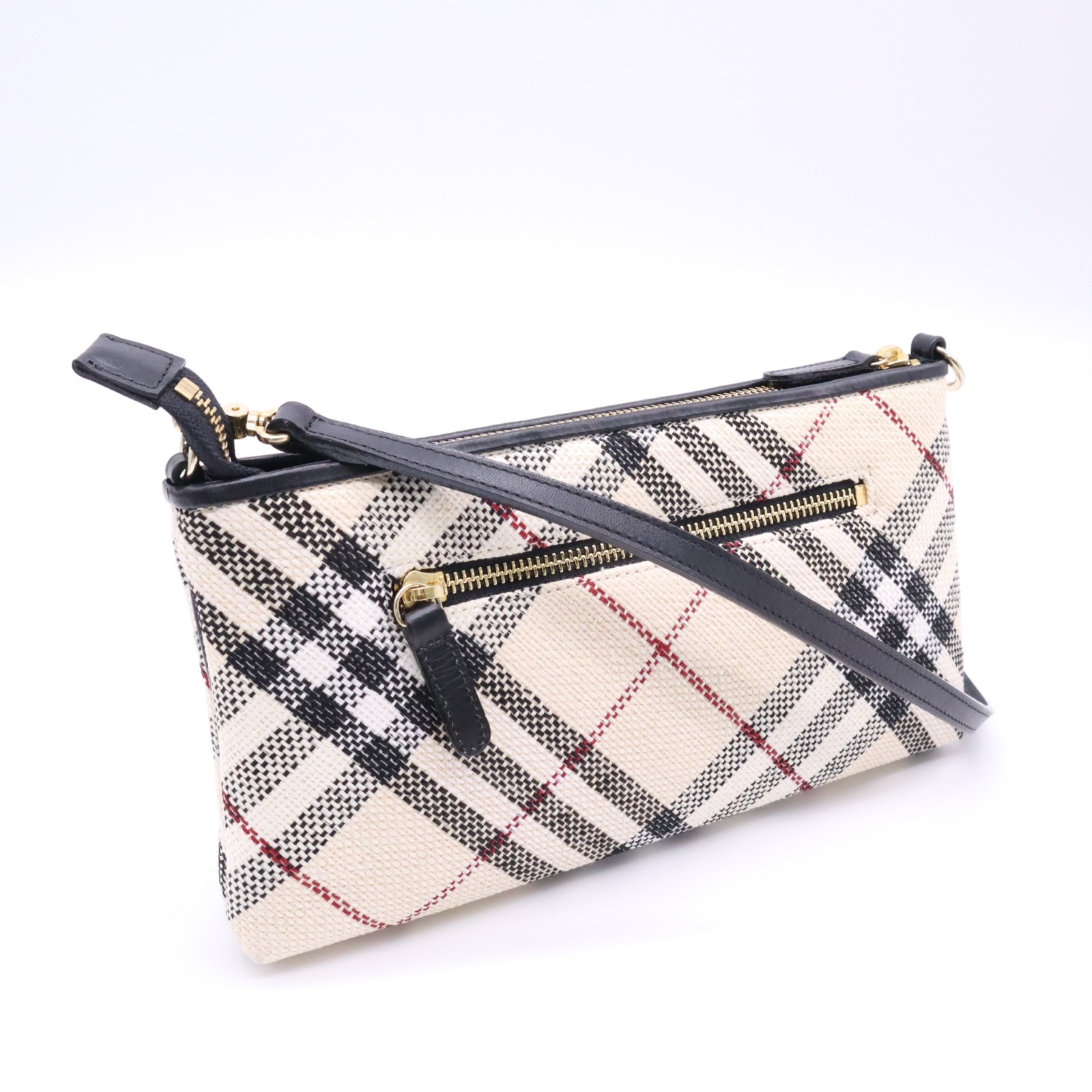 BURBERRY バーバリー ノバチェック ハンドバッグ ZA460-300 ハンドバッグ ホワイト ベージュ マルチ ノバチェック レディース