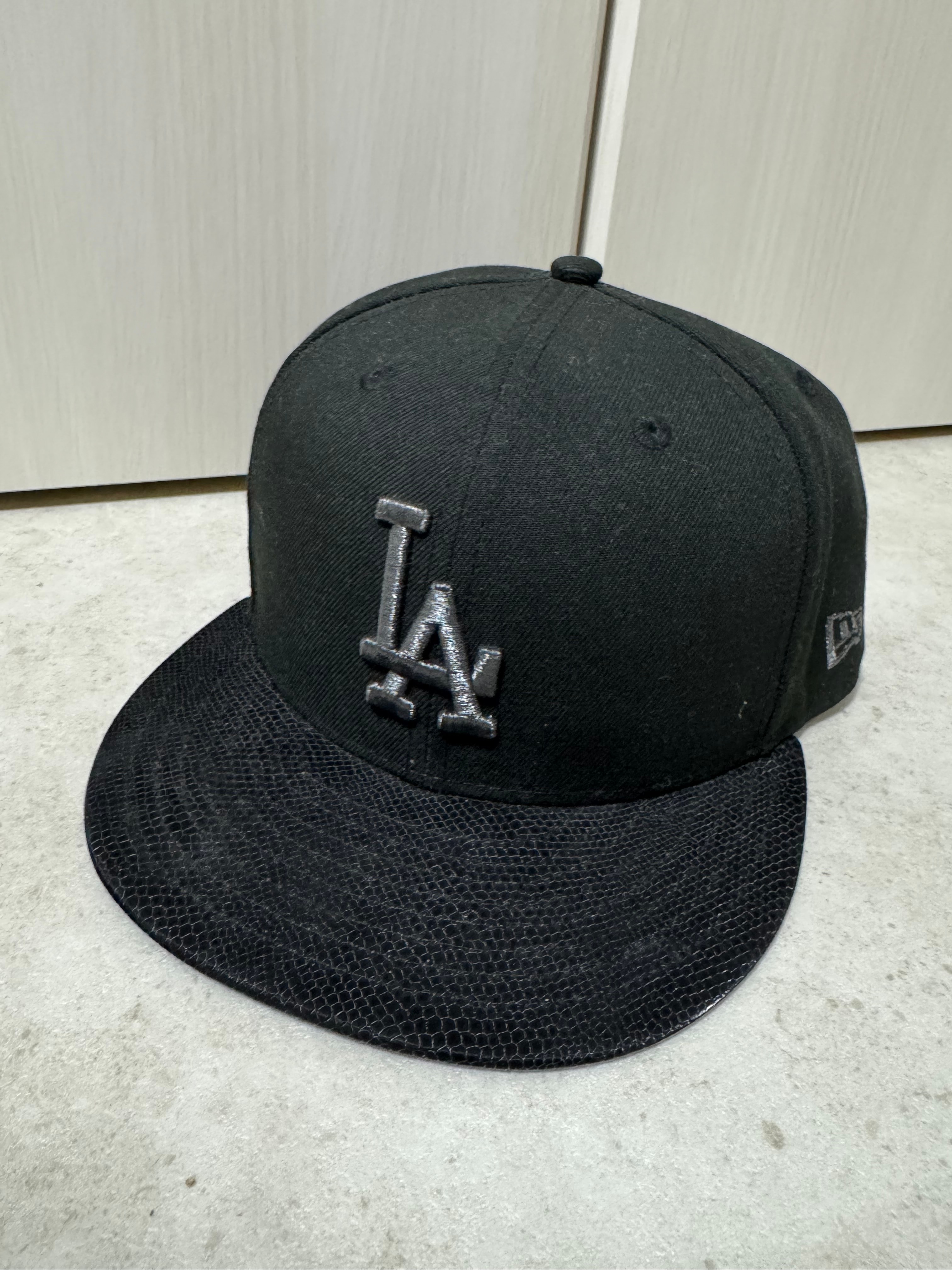NEW ERA 59Fifty Black Snake Los Angeles Dodgers "Black"