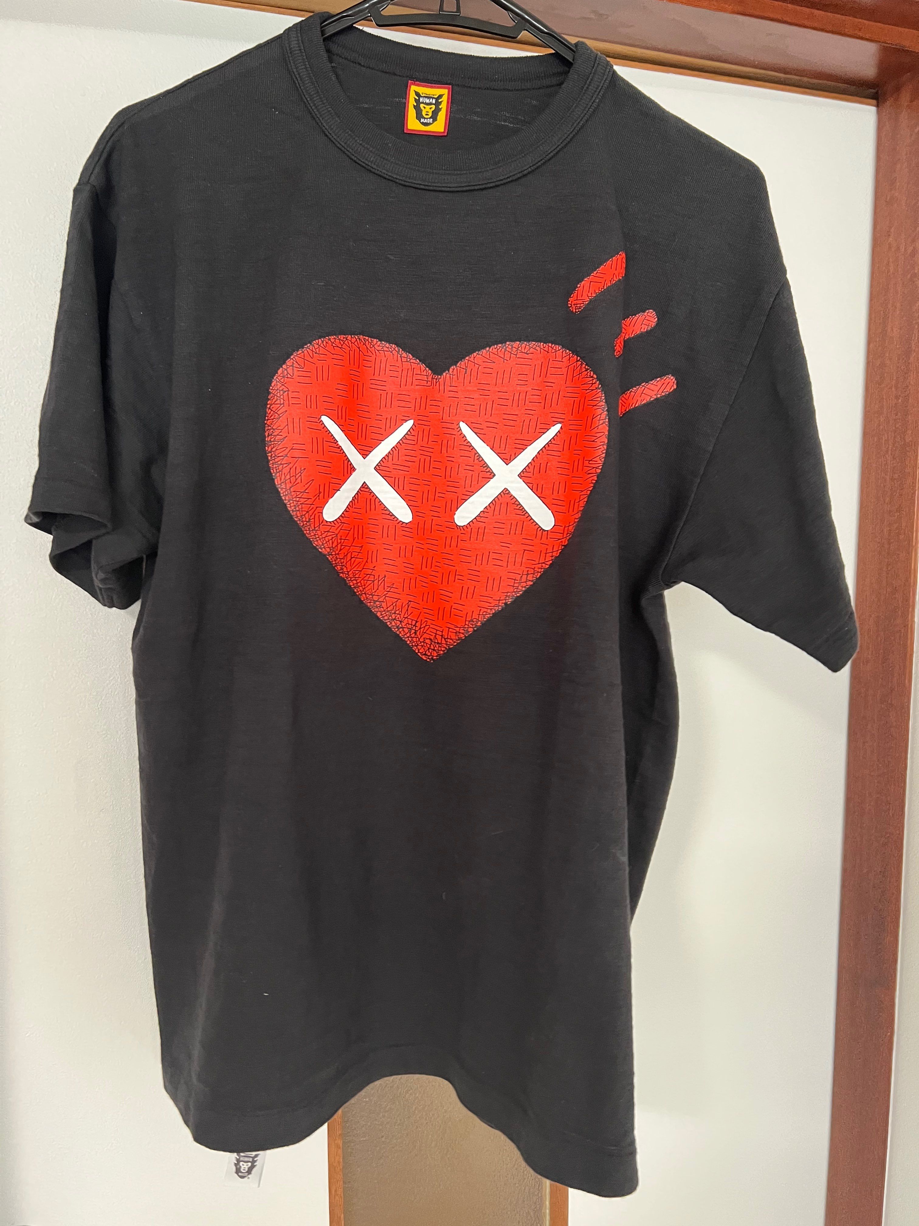 HUMAN MADE x KAWS T-SHRIT #1 "Black"