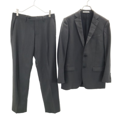 Calvin klein カルバンクライン ストライプ柄 スーツ 上下セットアップ 34 グレー