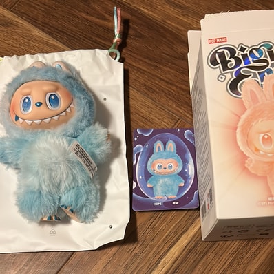 POP MART THE MONSTERS (LABUBU) Big into Energy Series Plush Pendant HOPE