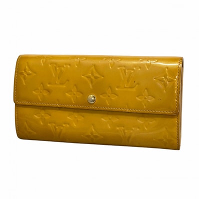 ★SALE【6cd5862-k】ルイヴィトン 長財布 ヴェルニ ポルトフォイユサラ M91522 ローズフロランタン【中古】レディース