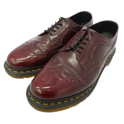 Dr.Martens ドクターマーチン 3989 BROUGUE SHOE ブローグ シュー ウィングチップ レザー シューズ ブラウン系 UK9【中古】
